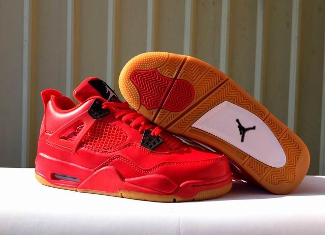Air Jordan 4 Retro "Fire Red Singles Day" AV3914-600 Men's Basketball Shoes-04 - Click Image to Close